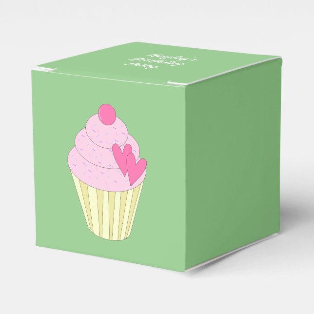 Caja Para Regalos illusima Verde (Costado Anverso)