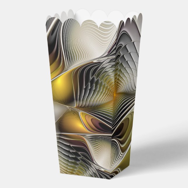 Caja Para Regalos Ilusión óptica abstracta fractal 3D con profundida (Anverso)
