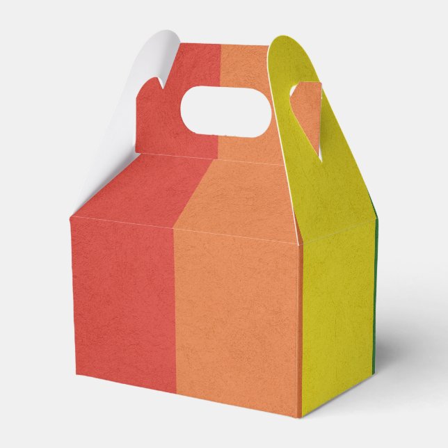 Caja Para Regalos Ilustración arcoiris (Reverso)