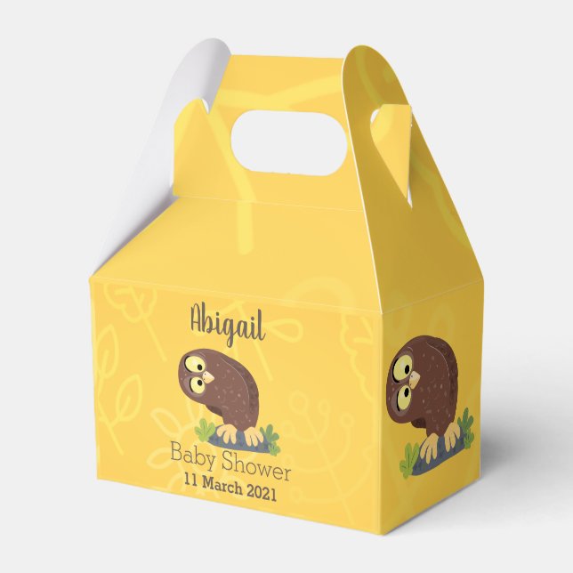 Caja Para Regalos Ilustracion curioso y gracioso de personalizado de (Front Side)