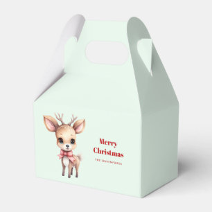 Caja Para Regalos Ilustración de dibujos animados de ciervo bebé lin