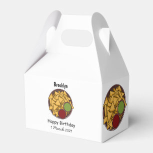 Caja Para Regalos ilustración de dibujos animados de Nachos