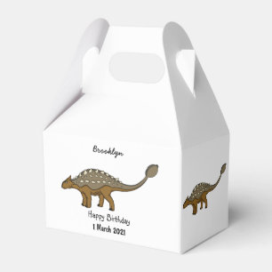 Caja Para Regalos Ilustracion de dinosaurios blindados de Ankylosaur