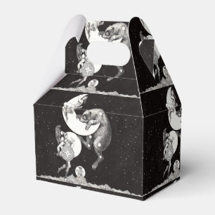 Caja Para Regalos Ilustración de la Noche del Dios del Universo del 