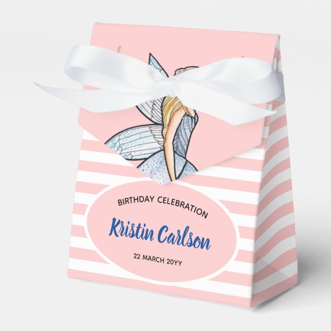 Caja Para Regalos Ilustración de moda de vestido de novia de princes (Front Side)