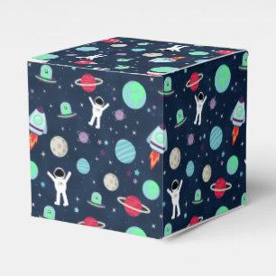 Caja Para Regalos Ilustracion de patrón de espacio
