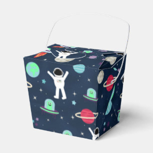 Caja Para Regalos Ilustracion de patrón de espacio