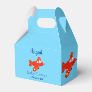 Caja Para Regalos Ilustracion de personalizado de avión rojo con vue