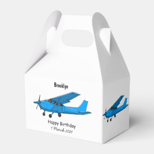 Caja Para Regalos Ilustracion de personalizado de aviones