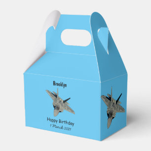 Caja Para Regalos Ilustracion de personalizado de aviones de combate