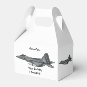 Caja Para Regalos Ilustracion de personalizado de aviones de combate