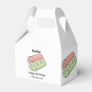 Caja Para Regalos Ilustracion de personalizado de bollería y bollerí