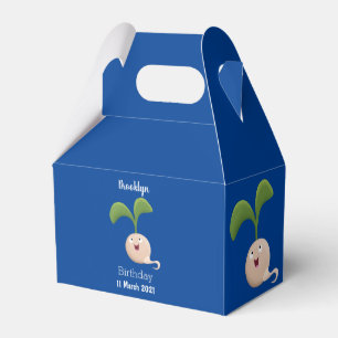 Caja Para Regalos Ilustracion de personalizado de brote de semillas 