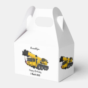 Caja Para Regalos Ilustracion de personalizado de camiones Crane