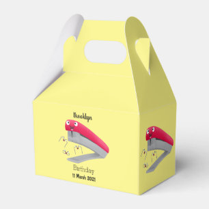 Caja Para Regalos Ilustracion de personalizado de grapadora de color