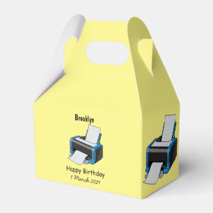 Caja Para Regalos Ilustracion de personalizado de impresora