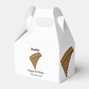 Caja Para Regalos Ilustracion de personalizado de la flauta de pan /