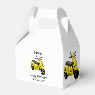 Caja Para Regalos Ilustracion de personalizado de motocicleta con ci