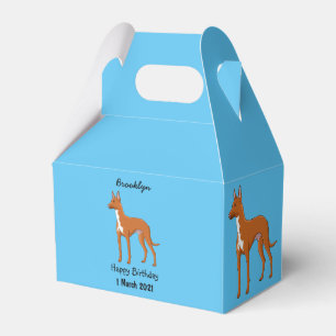 Caja Para Regalos Ilustracion de personalizado de perro perrito