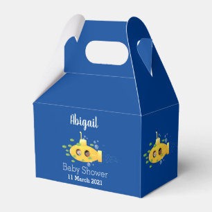 Caja Para Regalos Ilustracion de personalizado de pescado submarino