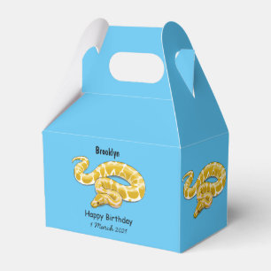 Caja Para Regalos Ilustracion de personalizado de pitón birmano