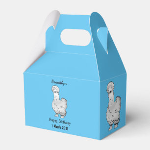 Caja Para Regalos Ilustracion de personalizado de pollo de Silkie