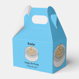 Caja Para Regalos Ilustracion de Shumai dim sum personalizado