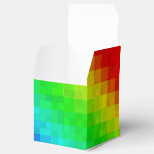 Caja Para Regalos Ilustración del mezaic arcoiris caliente,