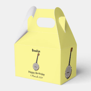 Caja Para Regalos Ilustracion personalizado Banjo