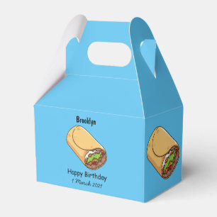 Caja Para Regalos Ilustracion personalizado Burrito