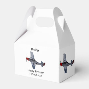 Caja Para Regalos Ilustracion personalizado de bombarderos