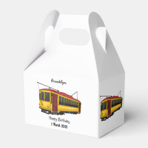Caja Para Regalos Ilustracion personalizado de carrito de Mata