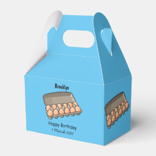Caja Para Regalos Ilustracion personalizado de cartón de huevo