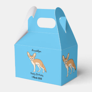 Caja Para Regalos Ilustracion personalizado de Fennec fox