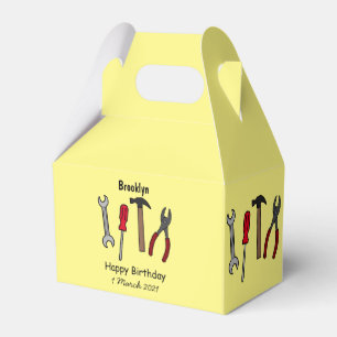 Caja Para Regalos Ilustracion personalizado de herramientas de carpi