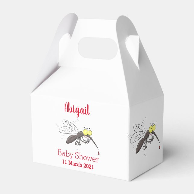 Caja Para Regalos Ilustracion personalizado de insectos de mosquitos (Front Side)