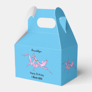 Caja Para Regalos Ilustracion personalizado de mantis orquídea