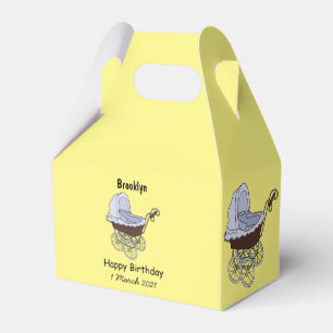 Caja Para Regalos Ilustracion personalizado de Stroller