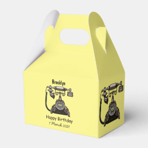 Caja Para Regalos Ilustracion personalizado de teléfono