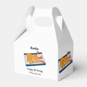 Caja Para Regalos Ilustracion personalizado de tempura gambas