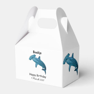 Caja Para Regalos Ilustracion personalizado de tiburón martillo