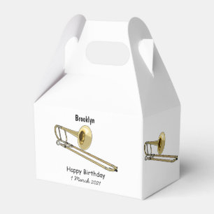 Caja Para Regalos Ilustracion personalizado de Trombone