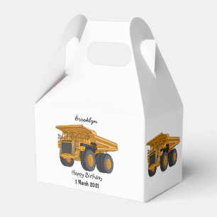 Caja Para Regalos Ilustracion personalizado del camión de altura