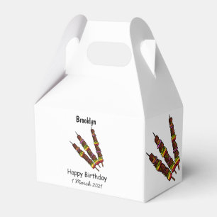 Caja Para Regalos Ilustracion personalizado kebab o kabob