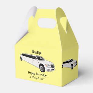 Caja Para Regalos Ilustracion personalizado limusina