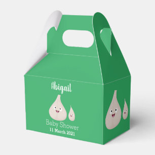 Caja Para Regalos Ilustracion vegetal de personalizado de ajo dulce
