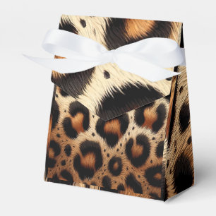 Caja Para Regalos Impresión de animal de manchas de piel de leopardo