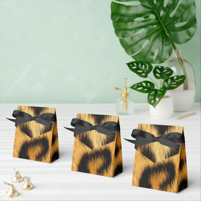Caja Para Regalos Impresión de animales de piel de leopardo (Múltiple)