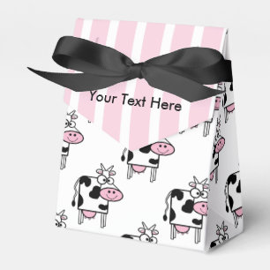 Caja Para Regalos Impresión de animales de vaca sonriente personaliz