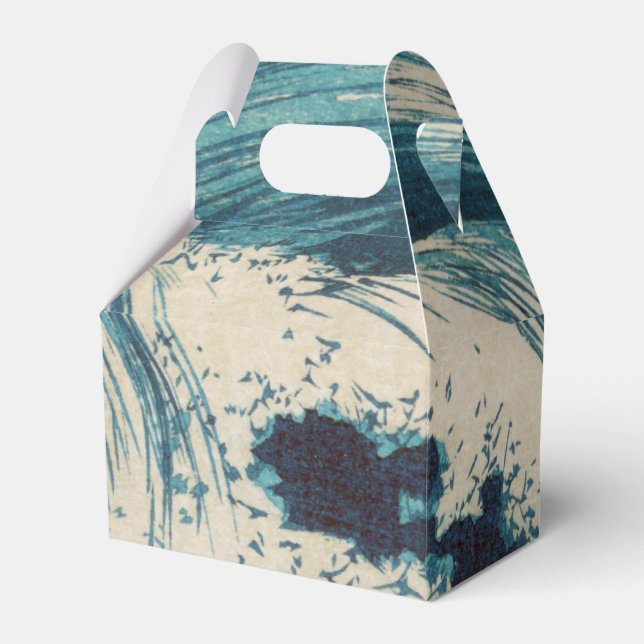 Caja Para Regalos Impresión de océanos de olas azules japonesas anti (Front Side)